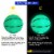 Botabee 5  Glow in Dark Mini Basketballs, 2 Pack | Blue & Green Perspective: right