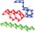 Neliblu 6 Pack Fidget Snake Cube Twist Puzzles Toys for Kids Perspective: right
