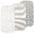 Bublo Baby Bassinet Sheet, Rectangle Bassinet Mattress for Boy Girl, 100% Cotton, One Size Perspective: right