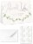 Thank You Wedding Cards with Envelopes & Stickers, 100 Bulk Pack, Silver Foil Perspective: right