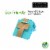 Occasionall Turquoise Designer Paper Gift Wrap Bags with Handles Solid Colors 12Pk 4x2.75x4.5 Perspective: right