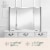 Hamilton Hills 28x40  Silver Trifold Mirror | Full Length Beveled Edges Perspective: right