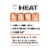 CELSIUS HEAT Sparkling Orangesicle Energy Drink Can Perspective: right