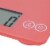 Escali Atri Glass Red Digital Scale Perspective: right