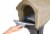 Simplay3 Rustic Home Mailbox - Sandstone/Espresso Perspective: right