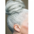 No-Slip Frenchies Grey Velvet Hairpins  - 20 Pins Perspective: right
