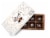 Cocomels® Dark Chocolate & Sea Salt Caramel Squares Holiday Gift Box Perspective: right