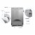 EyeVac PRO Touchless Automatic Stationary Vacuum with Infrared Sensors, Silver Perspective: right