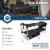 Disc-O-Bed Youth Kid-O-Bunk Benchable Double Cot with Storage Organizers, Black Perspective: right