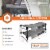 Disc-O-Bed XL Outfitter Bench Double Cot Camping Bunk with Organizers, Grey Perspective: right