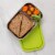 U-Konserve Divided Rectangle Stainless Steel Container - Lime Perspective: right