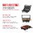 Chefman Grill and Panini Press - Black/Silver Perspective: right