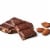 LILY'S Salted Almond Milk Chocolate Style No Sugar Added Sweets Bar Perspective: right