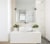 Hamilton Hills 30x40inch Bronze Pivot Mirror with Wall Brackets Perspective: right