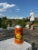 Cheboygan Brewing Blood Orange Honey Beer Cans Perspective: right