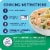 Scott & Jon's Shrimp Alfredo with Penne Frozen Meal Perspective: right