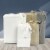 BedVoyage Melange Viscose from Bamboo Cotton Duvet Cover, Queen - Sand Perspective: right