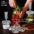 Fermentation Weights | NonSlip Grip Handle | 8-Pack for Wide Mouth Mason Jars Perspective: right