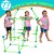 Funphix Glow in the Dark Fort Building Kit - Blue/Green Perspective: right