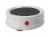 14 oz White Ceramic Electric Gravy Boat Warmer with Lid and Detachable Power Cord Perspective: right