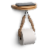 Bamboo Toilet Paper Holder w/ Rope and Shelf Perspective: right