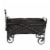 Seina Heavy Duty Compact Collapsible Outdoor Garden Camping Utility Wagon - Black Perspective: right