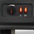 Pleasant Hearth Curved Front Infrared Panoramic Electric Stove - Black Perspective: right