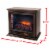 Pleasant Hearth Sheridan Mobile Infared Fireplace - Espresso Perspective: right