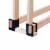 Pleasant Hearth Log Brackets Perspective: right