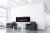 Muskoka Curved Front Wall Mount Electric Fireplace with Black Glass Perspective: right