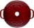Staub Cast Iron 3.75-qt Essential French Oven with Lilly Lid - Grenadine Perspective: right
