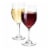 Taste Set of 4 Red And White Tasting Glass by True® Perspective: right