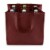 6-Bottle Non-Woven Tote - Red Perspective: right