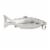 Foster & Rye 4367 Trout Flask, Metallic Perspective: right