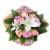 Peony & Rose Fresh Flower Bouquet Perspective: right