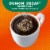Dunkin’ Decaf Coffee, Medium Roast, Keurig K-Cup Pods Perspective: right
