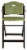 Abiie Beyond Wooden High Chair with Tray. (Mahogany Wood - Olive Cushion) Perspective: right