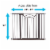 Safety 1st Easy Install Tall & Wide Walk-Through Baby Gate 29-47 Perspective: right