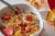 Post Honey Bunches of Oats with Strawberries Breakfast Cereal Perspective: right