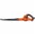 BLACK + DECKER Powerboost 20-Volt Max Lithium Cordless Sweeper - Black/Orange Perspective: right