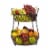 Mikasa Gourmet Basics Loop & Lattice 2-Tier Basket Perspective: right