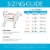 Simply Dog Small Fuzzy Red Santa Wrap Pet Harness Perspective: right