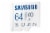 Samsung 64 GB EVO Plus + Adapter MB-MC64KA/AM microSDXC Memory Card Perspective: right