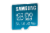 Samsung EVO Select + Adapter MB-ME128SA microSDXC Memory Card Perspective: right