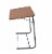 Mind Reader Adjustable Height Folding Laptop TV Tray - Brown Perspective: right