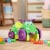 Mega Bloks First Builders Ride n' Chomp Croc, Crocodile Riding Toy w/ 25 Blocks Perspective: right
