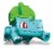 Mega Construx™ Evergreen Pokeball Figure - Bulbasaur Perspective: right