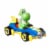 Mattel® Hot Wheels® Mario Kart™ Yoshi Mach 8 Vehicle Perspective: right