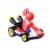 Mattel® Hot Wheels® Mario Kart™ Red Yoshi Standard Kart Vehicle Perspective: right