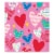 Holiday Home Valentine's Heart Doodles Paper Napkins Perspective: right